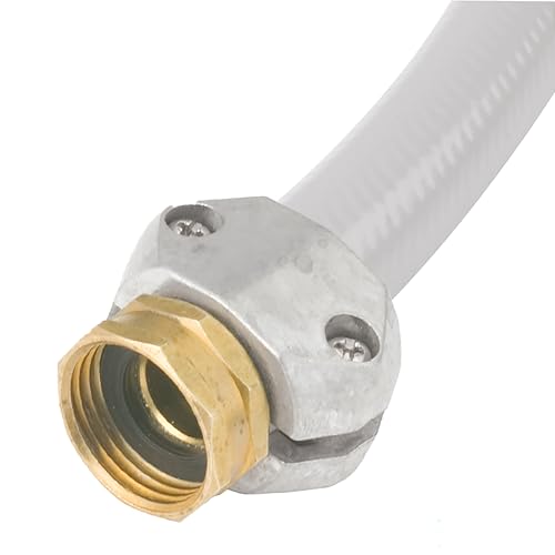 Gilmour Pro Brass Garden Hose Repair Kit Clamp Mender, Female Hose End Repair for 5/8" and 3/4" Water Hose Fittings - size: No Size