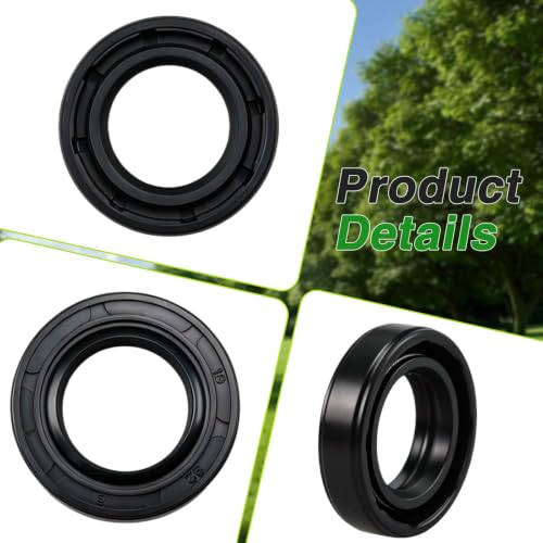 Axle Oil Seal Compatible with MTD, Cub Cadet, Troy-Bilt, Bolens, Craftsman, Yard-Man, White Outdoor, Yard Machines Lawn Tractors, 2Pack Transmission Oil Seals Replace# TT - 187T0134280