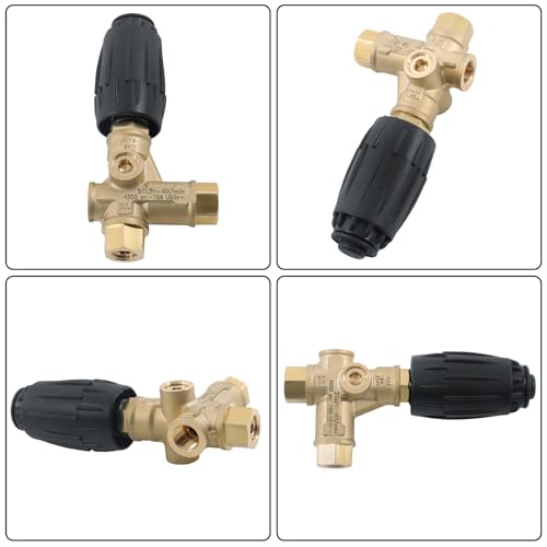 findmall 4500 PSI Pressure Washer Regulator VRT3-310 8GPM 3/8 Inch FNPT Trapped Pressure Unloader Valve