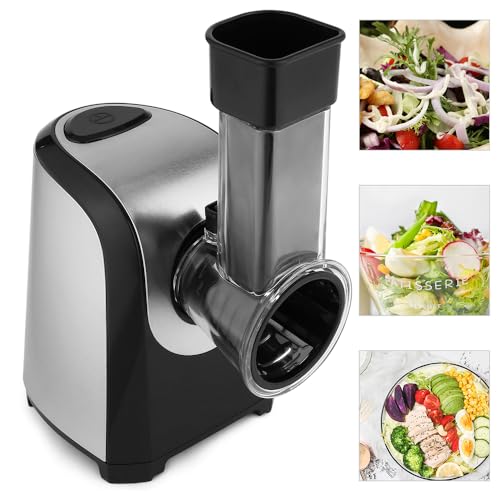 Electric Cheese Grater and Slicer Shredder for Kitchen, 150W 5 Cones