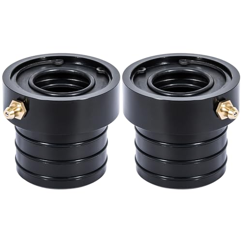 MG21103 Dana 30/44 Front Axle Tube Seal Pair For Jeep Wrangler JK JKU 2007-2018, YJ 1987-1995, TJ 1997-2006, LJ 2004-2006, Cherokee (XJ) 1984-2001, Grand Cherokee (ZJ) 1993-2001 (2PCS Black) - color: Black