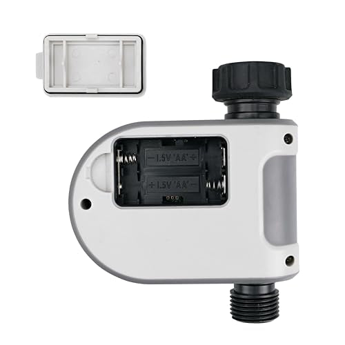 Raindrip R875CT Hose-End Smart Water Sprinkler Timer, Wi-Fi, Wireless Hose Faucet Bibb Timer for Garden, Drip Irrigation System Controller, Free App via 2.4 GHz Gateway Combo,GHT Compatible, Gray - style: Wi-Fi