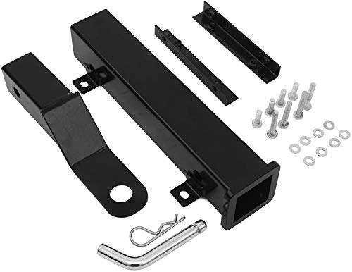 ELITEWILL Golf Cart Trailer Hitch Kit, High-Strength 2" Receiver Universal Fit for Backseat Footrest, Seamless Compatible with Club Car EZGO Yamaha, Ideal for Golf Cart Towing & Trailers