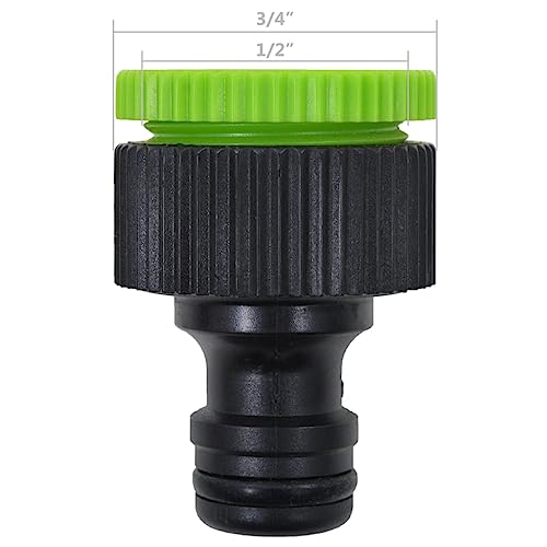 Automatic Retractable Water Hose Reel, Wall Mounted Garden Hose Reel with 98.4'+6.6' Hose, 1/2 inch Diameter, Swiveling 180 Degrees for Irrigation and Cleaning - color: Green 2