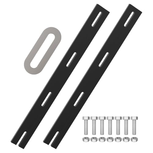 42" Poly Snow Plow Cutting Edge 1/2" Thicker with Mounting Hardware - size: 42 Inch