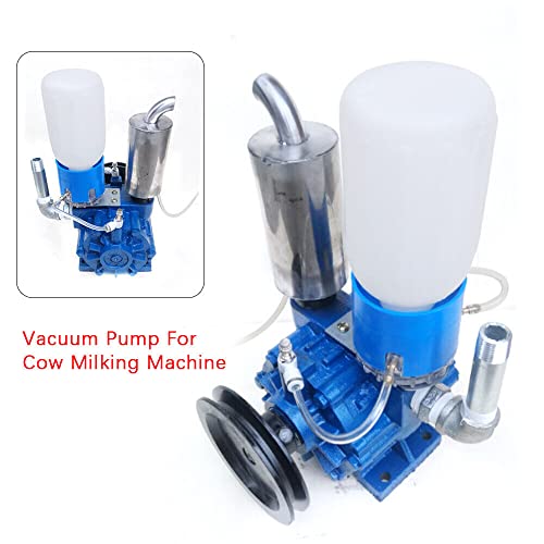 Portable Vacuum Pump 250L/min Cow Goat Milking Machine Milker Bucket Tank Barrel, Fit for Cow Goat Milking Milker Bucket Tank Barrel,Milker Bucket Tank Barrel Fast Speed Milking