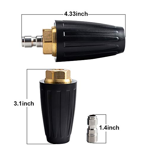 AURORA CAR Pressure Washer Tips Turbo Nozzle Pressure Washer 4000 PSI Max