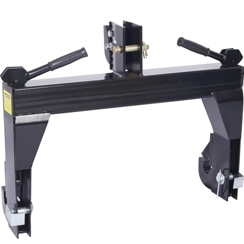 Tractor Quick Hitch - 3000 LBS Heavy Duty 3-Point Hitch with Powder Coated Steel Construction