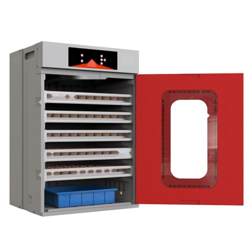 400-Egg Commercial Cabinet Incubator – Digital Poultry Hatcher with Automatic Temperature & Humidity Control – Large Capacity Egg Turning System for Chicken, Duck, Goose & Quail Eggs, Multi