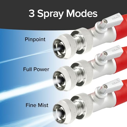 Pocket Hose 75 FT Silver Bullet 2.0 Expandable Garden Hose w/Turbo Shot Nozzle, AS SEEN ON TV, Lead-Free, Solid Aluminum Connectors, Easy On/Off Valve, Kink-Free, Leak-Proof (Pack of 2) - size: 75 FT (Pack of 2)