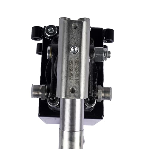 Hydraulic Piston Hand Pump with Changeover Valve for Double Acting Cylinder 2.7 CID 3600 PSI Double Acting Hydraulic Hand Pump with 1-Quart Steel Vertical Tank 3/8" NPTF Vahaha