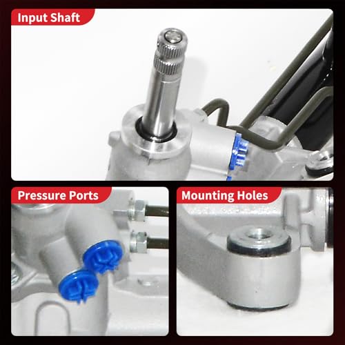 PHOBOOS Hydraulic Power Steering Rack and Pinion Assembly Compatible with Honda Civic 1996-2000 & Acura El 1997-2000 L4 1.6L, New Unit, Leak Resistance, Direct Fit, Ref. 26-1769 - size: 26-1769