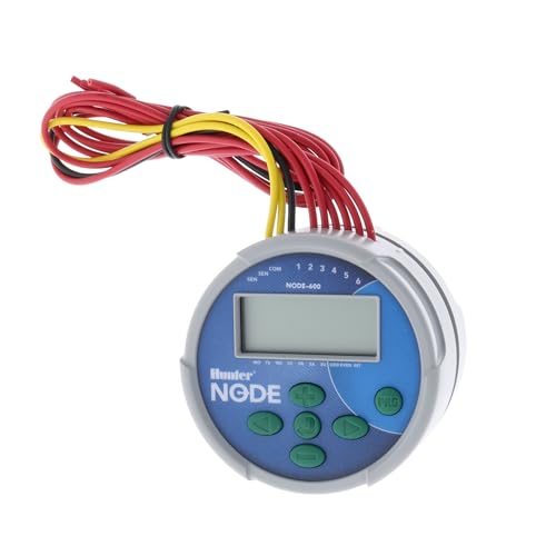 Hunter NODE-600 Battery Sprinkler Timer, 6 Zone Irrigation Controller