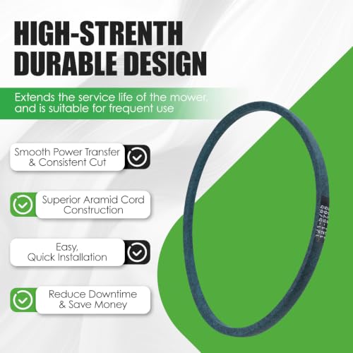 121-5765 Mower Drive Belt Fit for Toro Timemaster Turf Master 30" Deck - size: 1/2" x 30"