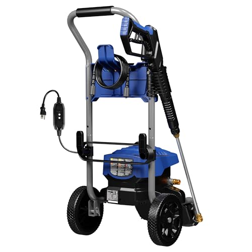 Westinghouse WPX2300e Electric Pressure Washer, 2300 Max PSI and 1.76 Max GPM, Induction Motor, Onboard Soap Tank, Spray Gun and Wand, 5 Nozzle Set, for Cars/Fences/Driveways/Homes/Patios/Furniture - style: 2300 Max PSI