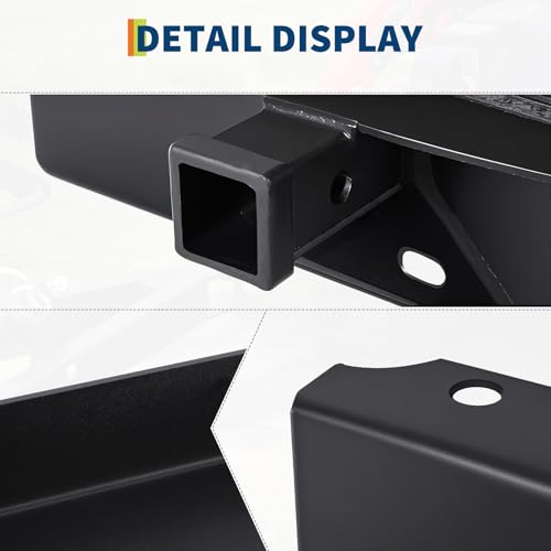 Garvee 1/4 in Thick Mini Skid Steer Receiver Hitch Mount Plate - size: mini