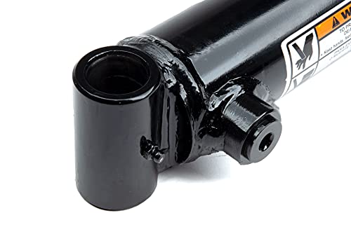 Chief WT Welded Cross Tube Cylinder - 2 Bore x 8 Stroke Double Acting Hydraulic Cylinder - 3000 PSI - 1.25” Rod Diameter - 1” Pin, SAE #8 Port - Extended Length 23” - Universal Hydraulic Cylinder - size: 2x8