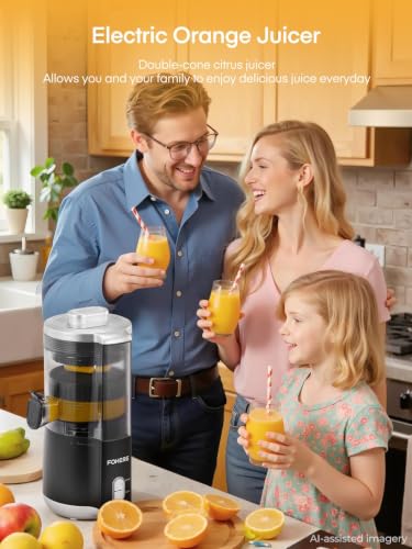 FOHERE Electric Citrus Juicer for Orange and Lemon
