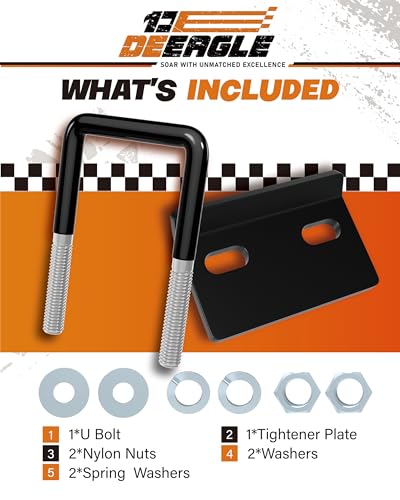 DEEAGLE Hitch Tightener Anti Rattle Stabilizer for 1.25" to 2" Hitch - size: 2 inch, style: Black