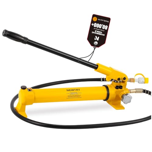 NEWTRY 30T Low Profile Hydraulic Jack+CP-700 Manual Pump Kit, 0.55" Stroke - size: 30T Hydraulic Jack + cp-700 pump