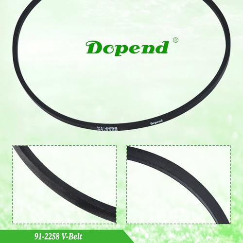 91-2258 V-Belt 3/8’’ x 35’’ for Toro Recycler 22 Drive Belt 20016, 20017, 20018, 20340 Lawn Mowers, Replaces Toro 91-2258 Drive Belt 265-273 - size: 91-2258