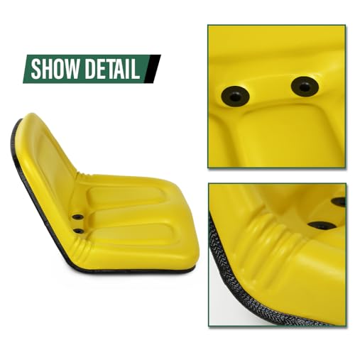 LQI Lawn Mower Garden Tractor Seat Yellow, MG861683