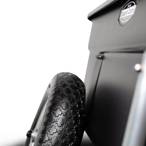 Premium Yard Cart - Strong, Lightweight, and Perfectly Balanced (16" Flat Free Wheels)