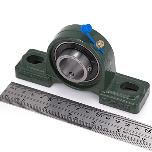 XIKE 2 Pcs UCP205 Bore 25 mm Pillow Block Mounted Ball Bearings. - size: UCP205 Bore 1"