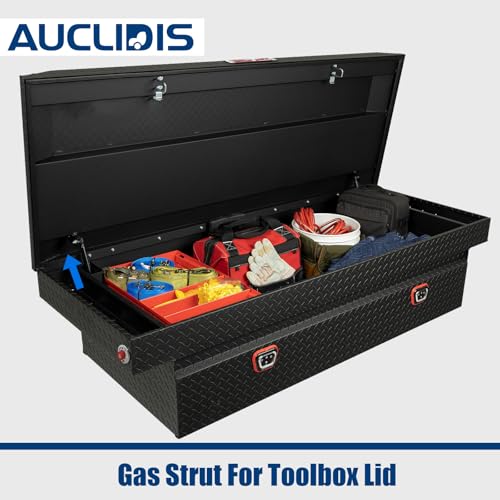 21-0556-05 7469it 13 Inch 67lb/300N Gas Strut Shock Spring Lift Support for Tool Box Weather Guard Steel and Aluminum Saddle Box, Set of 2 by AUCLIDIS - size: 13in/67lb