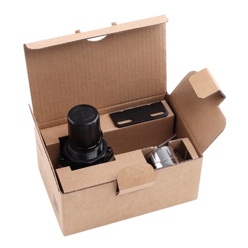 SNS Low Pressure Air Regulator Air Compressor Pressure Regulator With Bracket and Gauge Female Thread 1/4 NPT Adjustable AR2000-N02 (0-40 PSI)