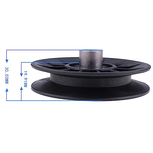 IEQFUE V-Idler Pulley Set AM134501 AM134502 Compatible with John Deere X300 X304 X310 X320 X324 X330 X340 X350 X354 X370 X380 X384 X390 X394 X584