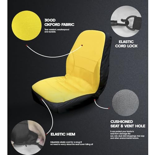 Seat Cover Compatible with John Deere Compact Utility Tractor
