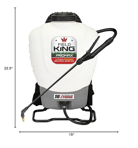 Field King 190515 Professionals Battery Powered Backpack Sprayer, 4 gal - style: Battery Powered