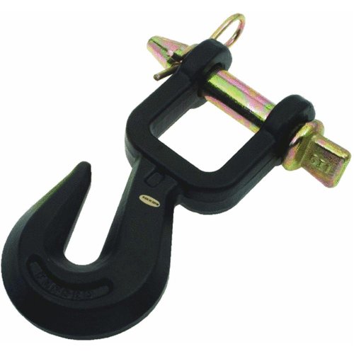 SpeeCo 9K-Lb. Tractor Drawbar Grab Hook, Black Drawbar Chain Hook