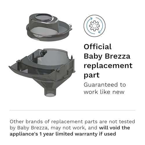 Baby Brezza Formula Pro Advanced Replacement Funnel & Cover | For Formula Pro Advanced + WiFi Only. Not Compatible with Formula Pro Mini - style: Replacement Funnel & Cover