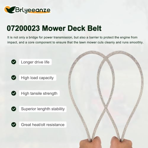 07200023 Lawn Mower Drive Belt - size: 145.5"L x 0.5"W