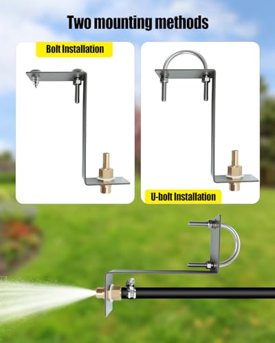 12 Ft Boomless Nozzle with Fixed Frame and Hose Clamp 3.0 GPM 12V Pumps