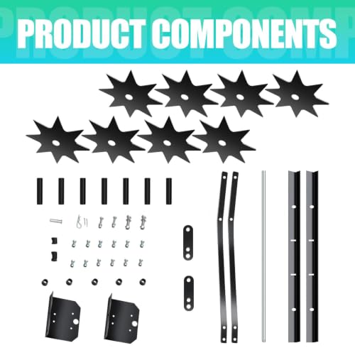 Tow Behind Lawn Aerator 400LBS,Pull Behind Aerator with Steel Nails
