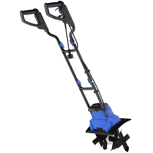 Westinghouse 14-Inch, 10 Amp Corded Electric Tiller Cultivator for Gardening, with 4 Steel Blades - style: 14 in. Tiller