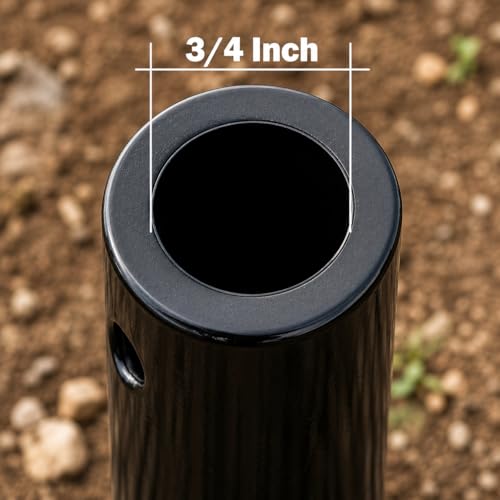 XtremepowerUS 3 Pieces Auger Extension Drill Bits (8", 12", 20" Length) Extension Earth Ice Auger Extension Set Post Hole Digger Replacement Compatible to 3/4" Shaft Post Hole Digger Replacement - size: Extension Set