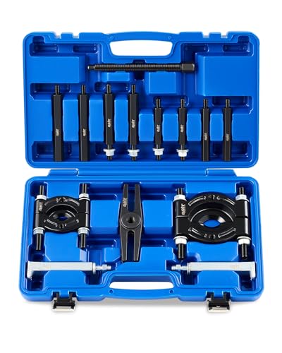 OMT Bearing Puller Set, Bearing Splitter Tool Kit - color: Black Bearing Splitter Kit, size: 14pc Bearing Splitter Kit