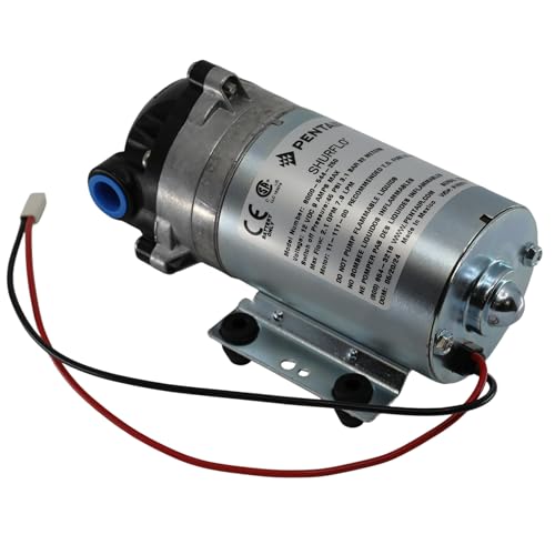 PENTAIR SHURFLO 8000-544-250 Self Priming Bypass Diaphragm Pump, 12VDC Agricultural Sprayer Pump, 2.1 GPM 45 PSI, 3/8" FNPT Ports, Chemical Resistant Viton Valves, Farm Spraying & Water Transfer Pump