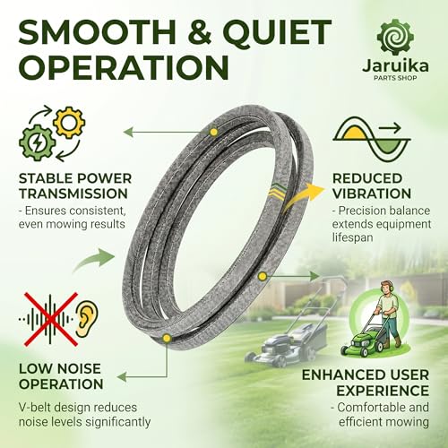 954-04043 Drive Belt 1/2 Inch by 57.7 Inch Compatible with MTD Cub Cadet Troy-Bilt Craftsman Columbia Fits RZT 50 RZT 42 RZT 54 Zero Turn Mowers Heat-Resistant High-Tensile Synthetic Fiber - color: Grey, size: 1/2"×57.5"(954-04043)