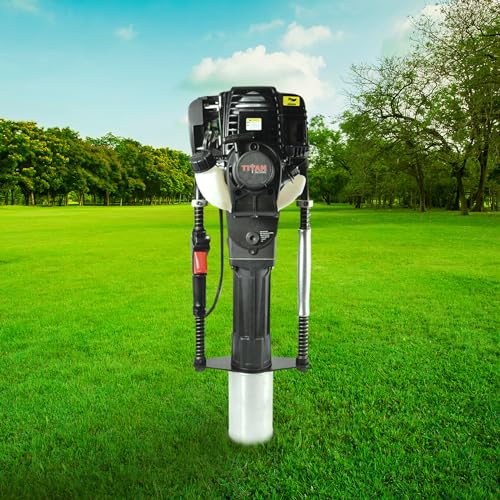 Titan PGD3875 Gas-Powered Post Driver, 1.3 HP, 3 7/8" Max Diameter, 50 lbs