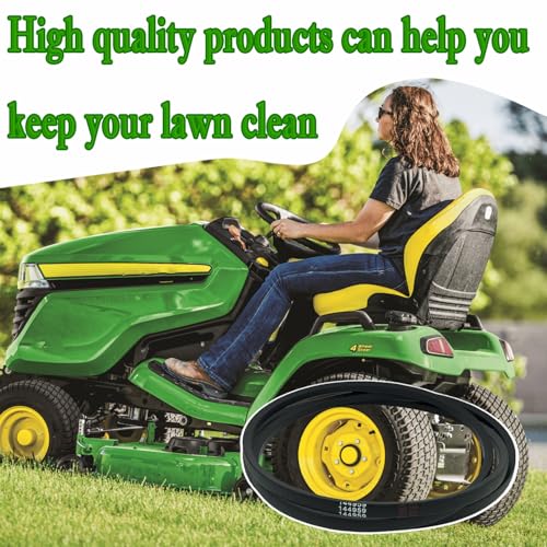 144959 Riding Mowers Deck Belt 42" for Craftsman LT1000 LT2000 LT3000 DYT4000 160855 130801 138255 Replaces Husqvarna Poulan AYP Lawn Mower 138255 532144959 532138255 - size: 144959