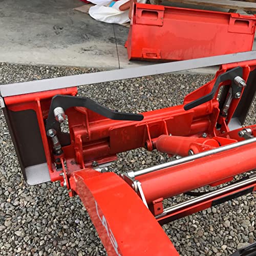 Titan Attachments 3/8in Universal Quick Tach Cut Out Mount Plate, Thick Plate Attachment, Fits Kubota and Bobcat Skid Steers and Tractors - style: 3/8 Inch Cut Out