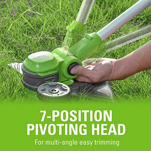 Greenworks 24V 12 in String Trimmer & 320 CFM Blower Combo, 2.0 Ah Battery - style: Gen 2 Combo (12" + 320 CFM)