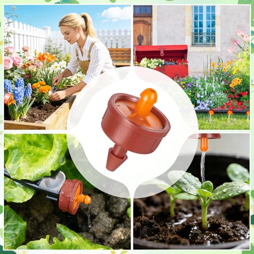 200Pcs 3 GPH Pressure Compensating Drippers,3 GPH Drip Emitters - color: 3 GPH 200PCS
