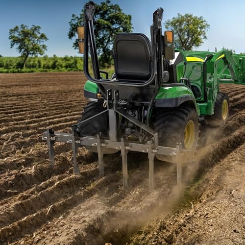 YINTATECH Heavy-Duty 3 Point Chisel Plow Scarifier 48 Inch for CAT-1