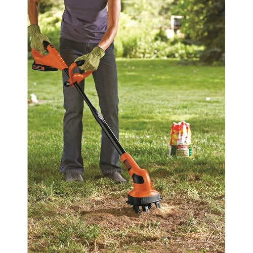 BLACK+DECKER 20V MAX* POWERCONNECT Cordless Garden Tiller Kit, Tool Only (LGC120B) - style: 20V Cultivator/Tiller (Tool Only)